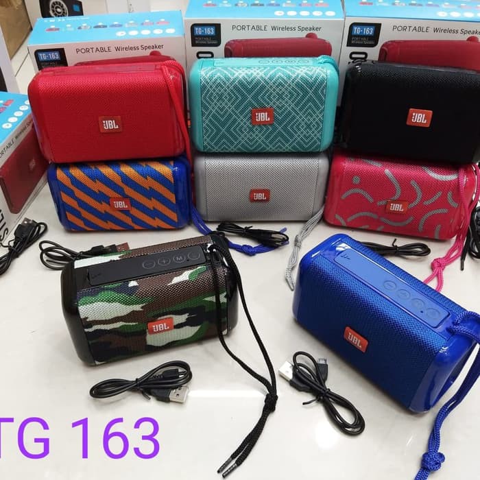 SPEAKER BLUETOOTH MEREK JBL TYPE TG 163 V9 EXTRA BASS