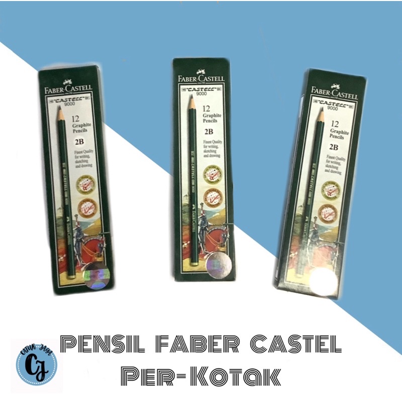 

PENSIL FABER CASTELL 2B PER-KOTAK