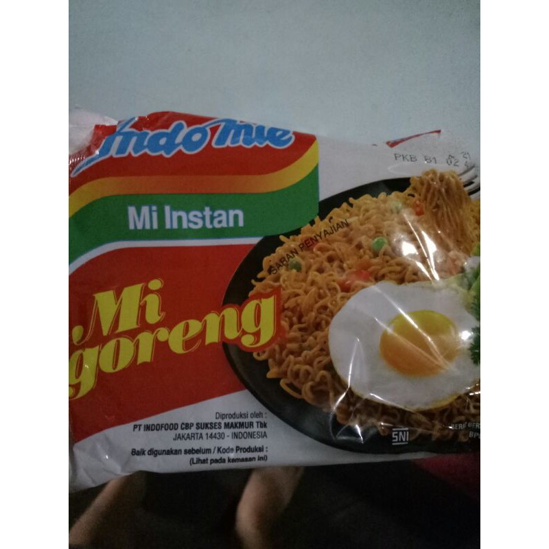 

Indomie mi goreng palembang dengan cabe bubuk