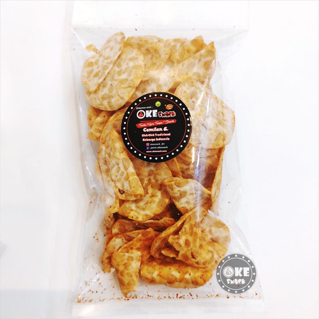 Tempe Mini Crispy Pedas 100g