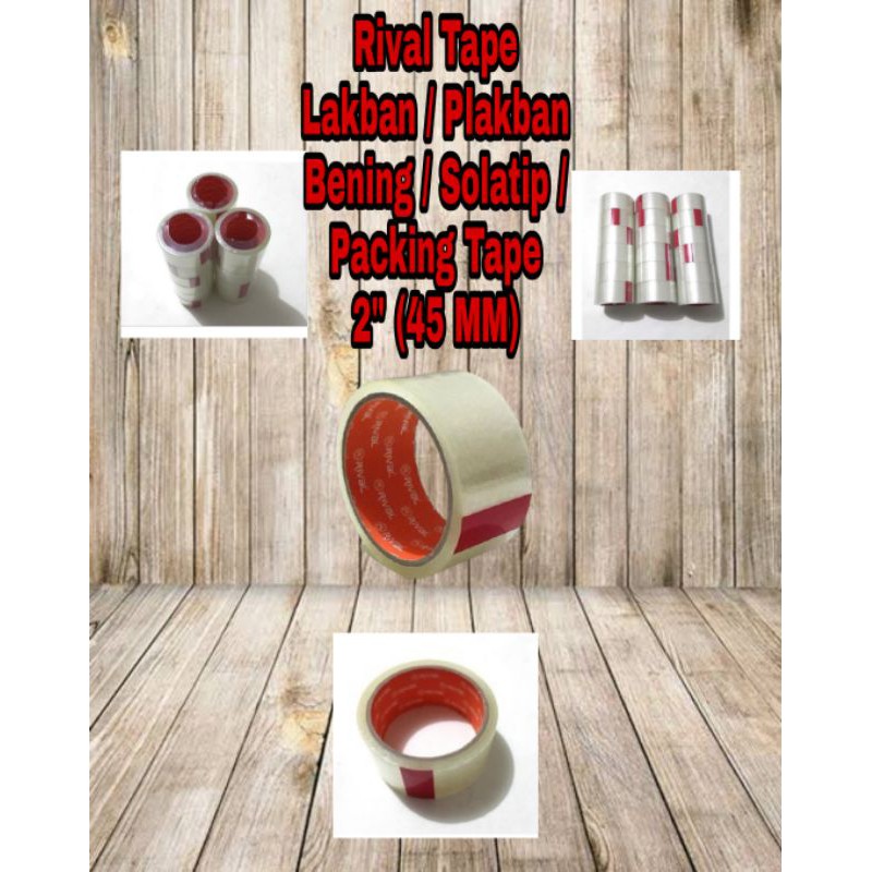 

Tape Lakban / Plakban Bening / Solatip / Packing Tape 2" (45 MM)
