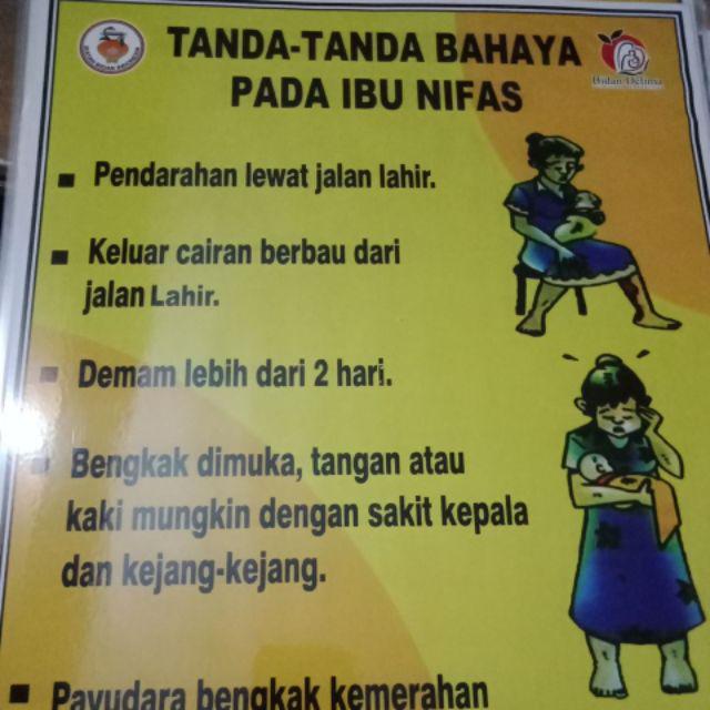 Poster Tanda Bahaya Pada Ibu Nifas