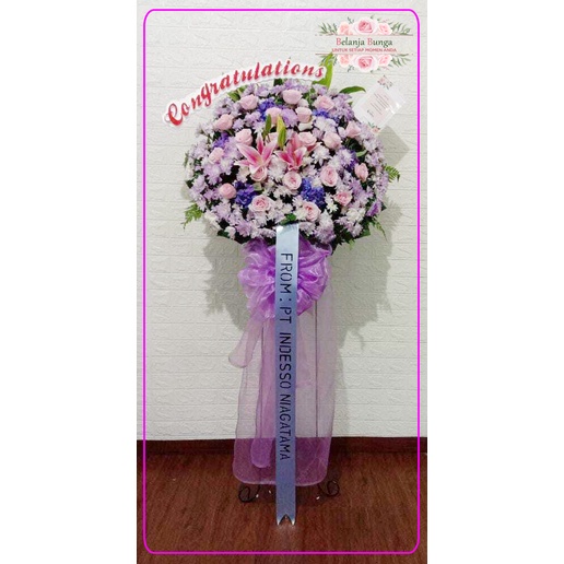 Jual Standing Flower / Karangan Bunga / Duka Cita / Wedding | Shopee ...