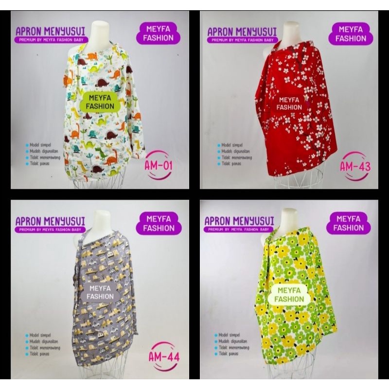 Nursing Apron Menyusui / Kain Cover Menyusui Bayi / Kain Penutup Menyusui