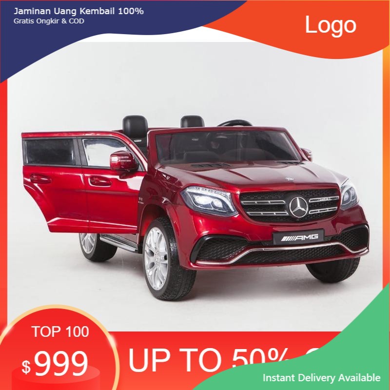 Mainan Mobil Aki Anak Mercedes Benz GLS 63 AMG Pliko PK-9000N Licensed (Khusus Indah Cargo)