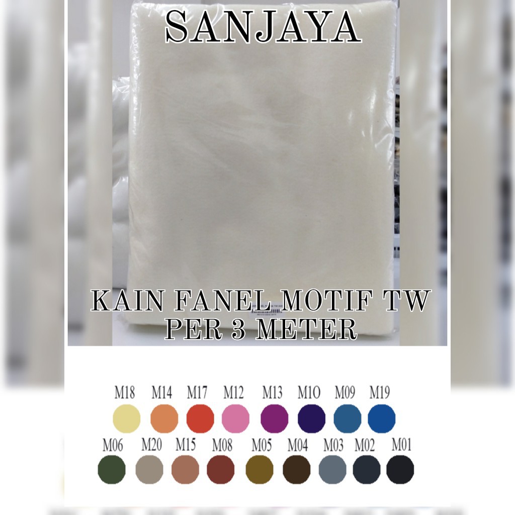 KAIN FLANEL / KAIN FANEL ROLL / KAIN WARNA WARNI / KAIN FANEL MOTIF TW (TAIWAN) PER 1 ROLL
