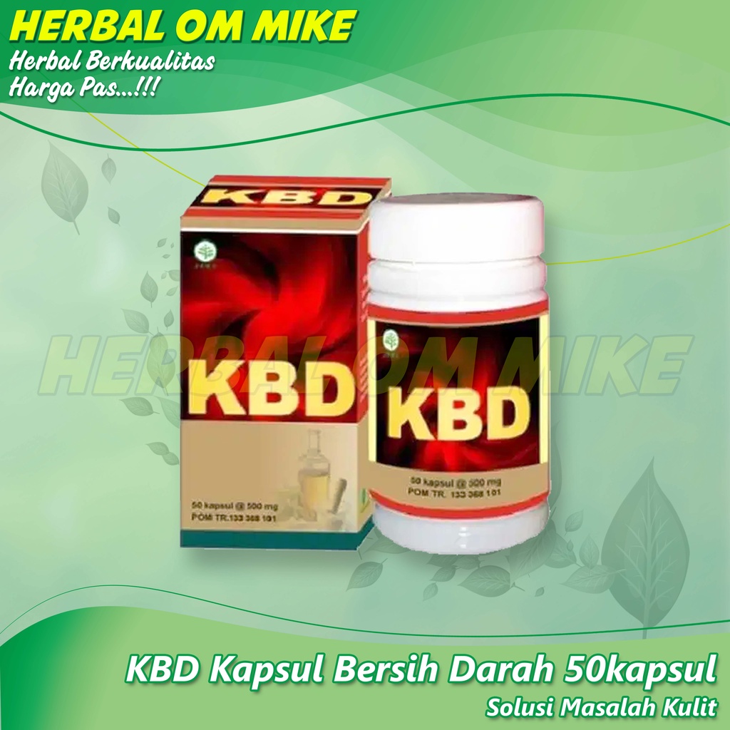

KBD Kapsul Bersih Darah 50kapsul Solusi Masalah Kulit
