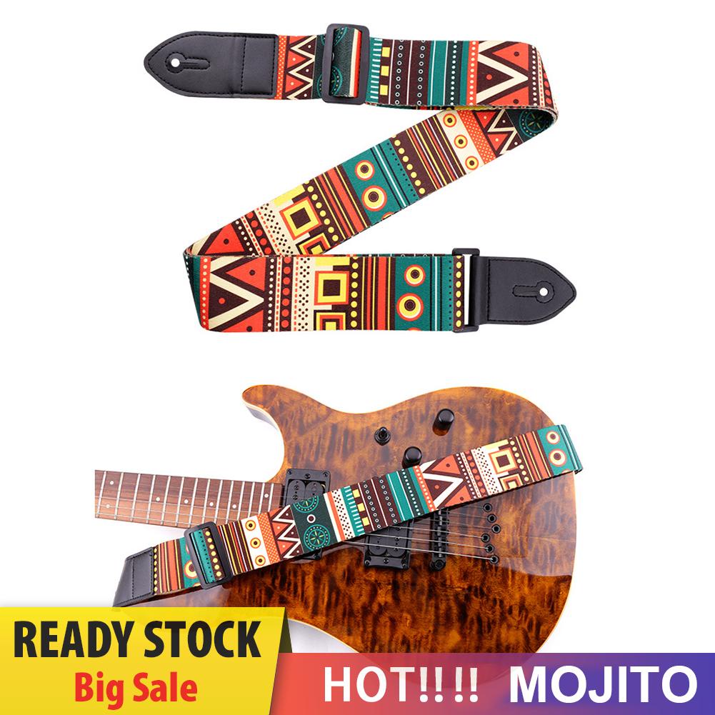 Strap Adjustable Bahan Kulit Untuk Gitar Folk