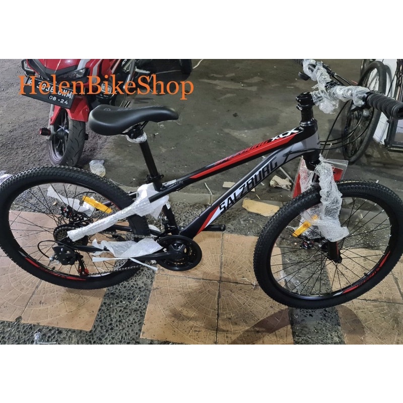 Sepeda Gunung MTB 24 inch genio salburgBonus tempat Botol (Khusus Kargo)