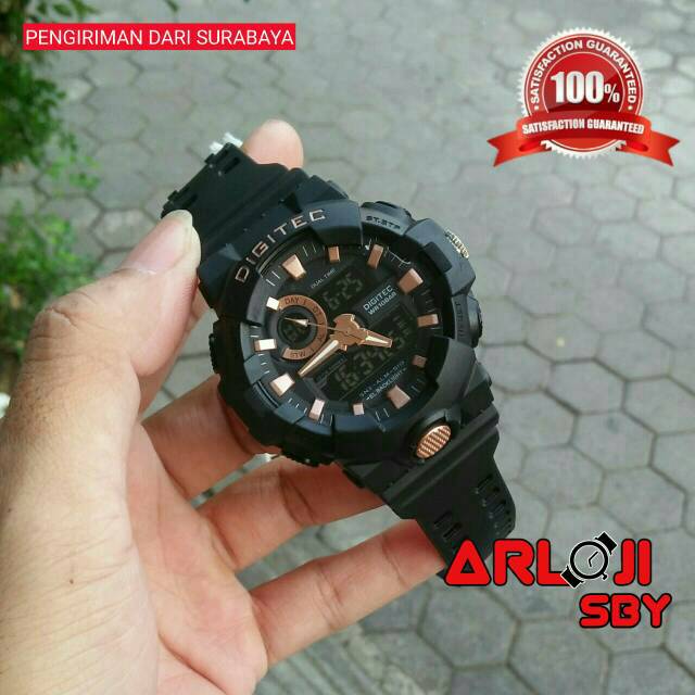 JAM TANGAN PRIA DIGITEC DG 2112 original tahan air