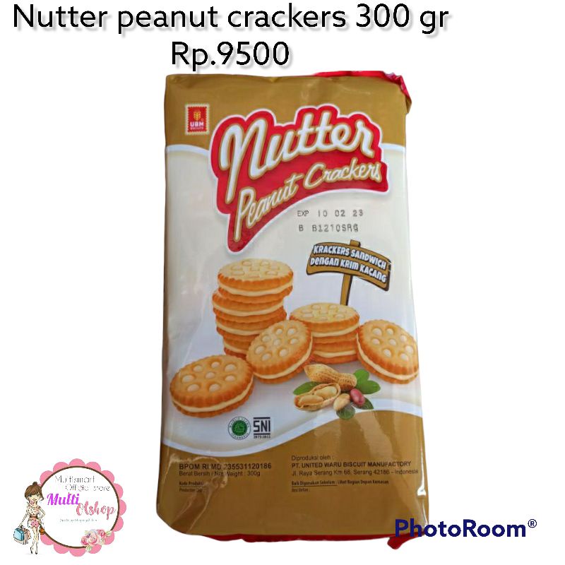 

NUTTER PEANUT CRACKERS ROTI DENGAN KRIM KACANG ROTI KACANG