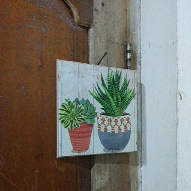 Pajangan Dinding Sh09 Telenan Doa Sebelum Makan Monstera