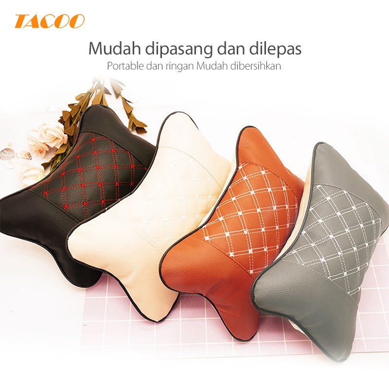 

Tacoo Bantal Kepala Leher Headrest Bantal Kursi Mobil