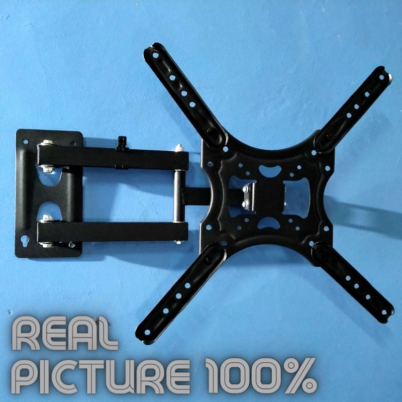 Bracket TV Swivel 43 32 42 48 50 55 inch Swivel 6 Arah Tebal ox