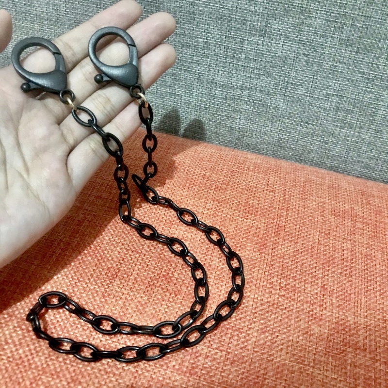 STRAP MASK GANTUNGAN MASKER TALI MASKER KALUNG MASKER RANTAI PREMIUM GOLD EMAS CHAIN | RUMIFY