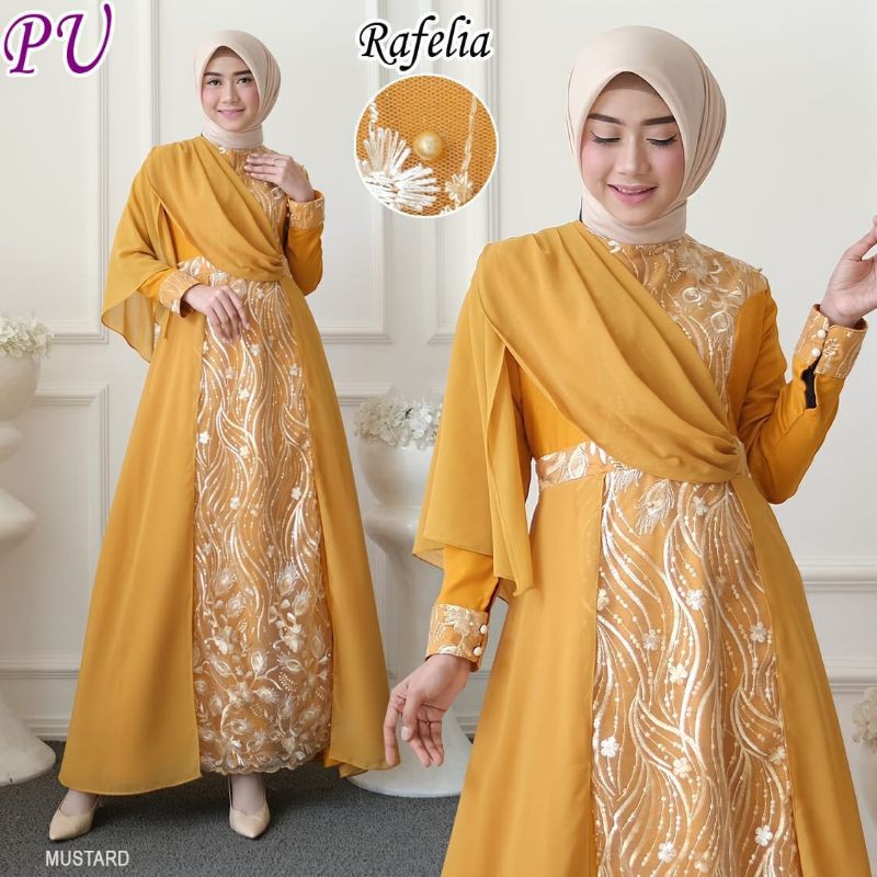 GAMIS RAFELIA / GAMIS PESTA / GAMIS MEWAH / ANGGUN
