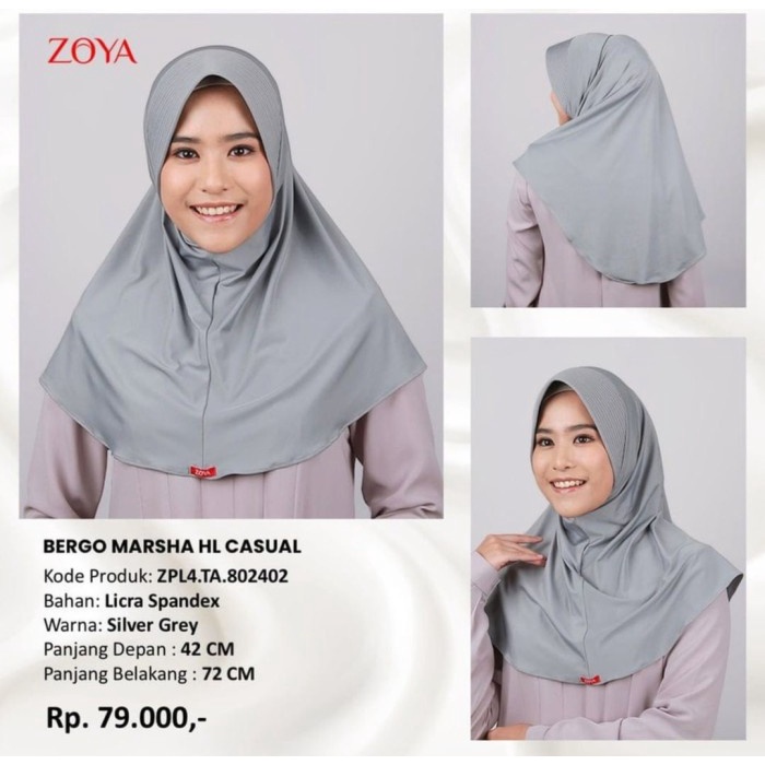 ZOYA MOG JILBAB INSTAN BERGO MARSHA HL