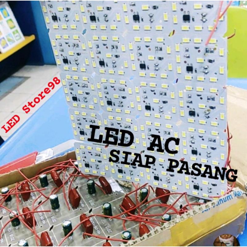 PCB LED AC 7-9 WATT TINGGAL PASANG