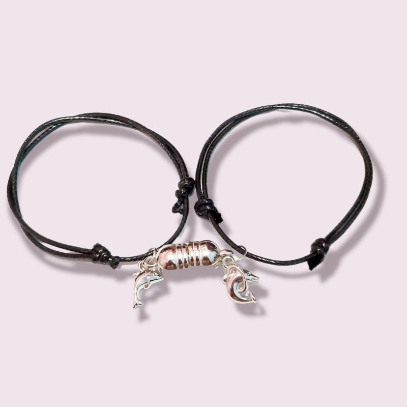 gelang couple persahabatan dolphin lumba-lumba