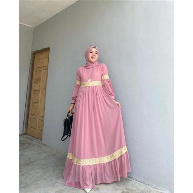 gamis ceruty denisa/silvia