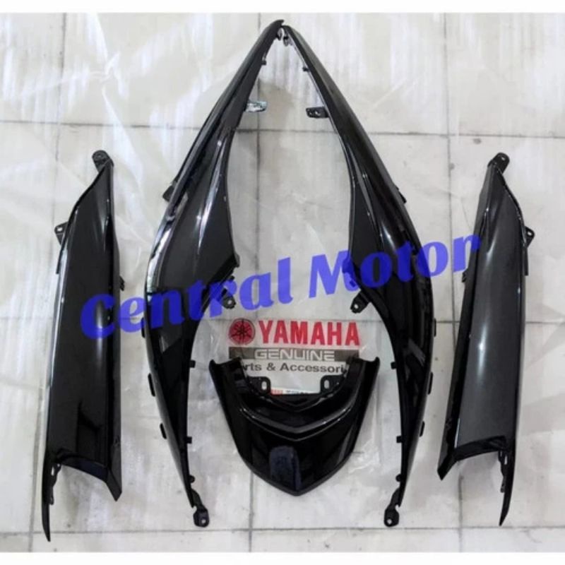 FULL SET BODY BELAKANG SOUL GT 115 HITAM ORIGINAL YAMAHA
