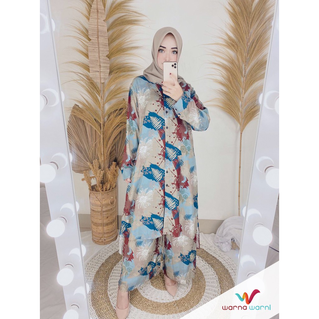RB Setelan Jovanca  Motif Pakaian Wanita Muslimah