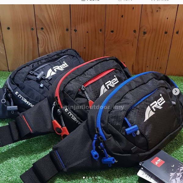 WAIST BAG AREI OUTDOOR GEAR TAS PINGGANG REI RAMELU 3 43320 ORIGINAL BDG