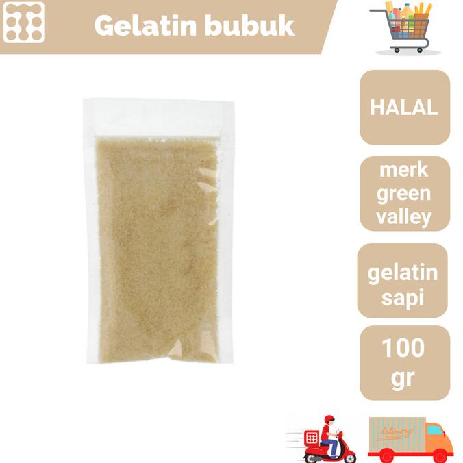 

GELATIN BUBUK HALAL 100 GR/ GELATIN SAPI HALAL 100 GR TERLARIS TERPERCAYA ORIGINAL