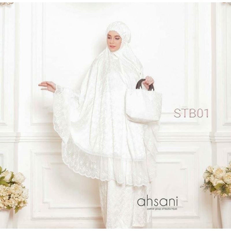 mukena sutra paris premium mukena sutra premium mukena mewah putih terbaru mukena cod