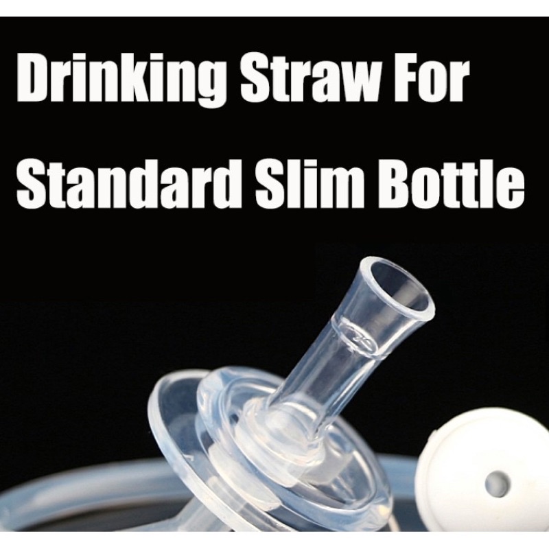 Sedotan Pengganti Nipple Straw Sippy Replacement Botol Susu Pigeon Slim / Standar Neck