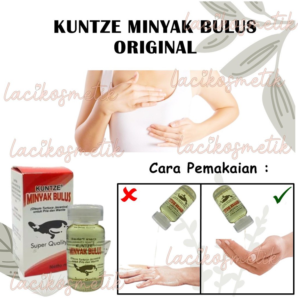 ✨LACIKOSME✨ KUNTZE MINYAK BULUS ORIGINAL BPOM / MINYAK BULUS ASLI