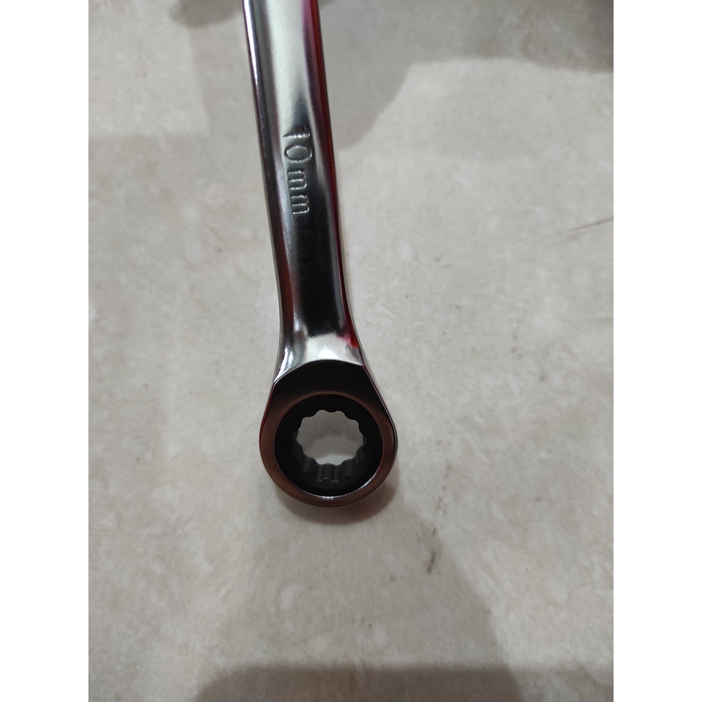 TERMURAH Kunci Ring Pas Rachet 10 MM / Kunci Ring Rachet Kombinasi