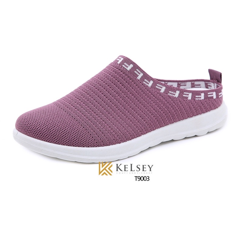 (GRATIS ALAS KAKI) NICOLE SANDAL SLIP ON WANITA KELSEY T9003 SANDAL SELOP WANITA Sepatu Wanita Import Slip On Soft Kanvas Elastis Anti Slip