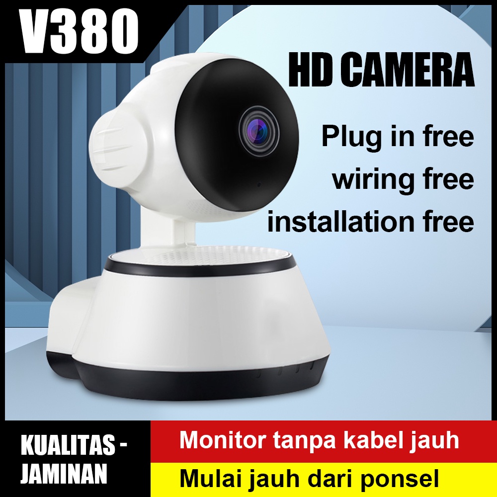 Smart CCTV Camera Wireless Smart Net CT V380 Wifi HD Pengawasan HP / Camera  Bisa Berputar / Camera CCTV Bisa Berkomunikasi 2 Arah Jarak Jauh / Camera CCTV Bisa Di Zoom