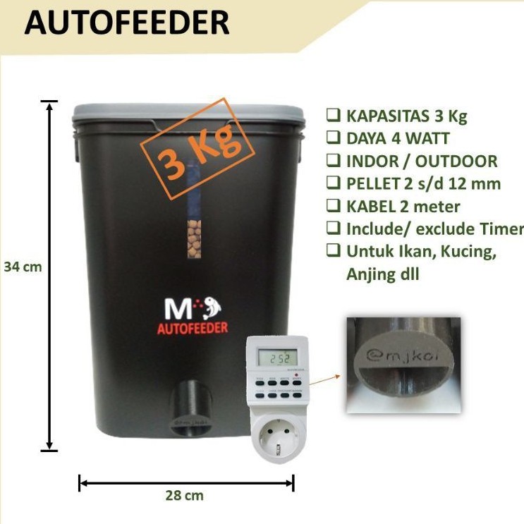 AUTOFEEDER 3 Kg auto feeder