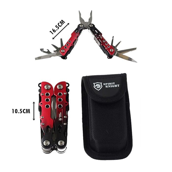 Promo Terbaru! TANG SET SPIRIT KNIGHT MQ007L2-8G MULTITOOLS TANG PISAU SERBAGUNA