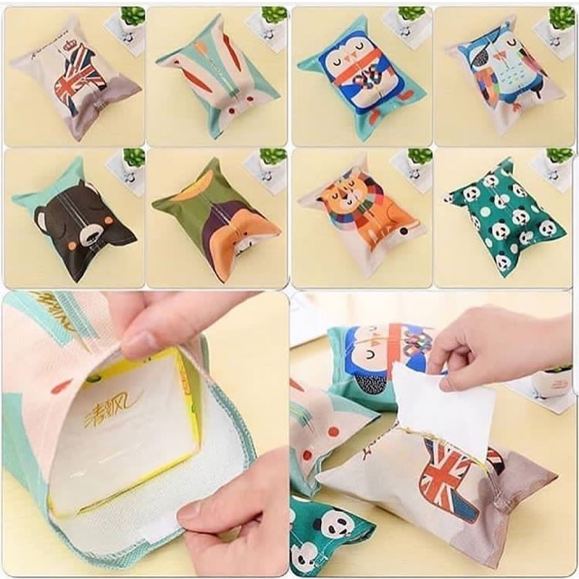 READY STOCK ANIMAL TISSUE POUCH