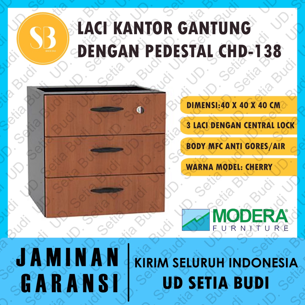 Laci Kantor Pedestal Gantung + Central Lock Modera CHD 138 C-Class