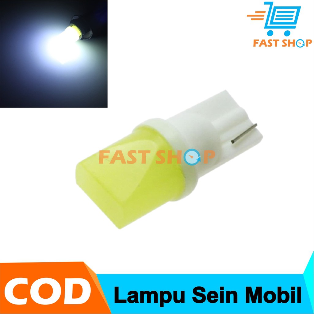 Lampu Sein Mobil LED T10 W5W 10W 2 PCS