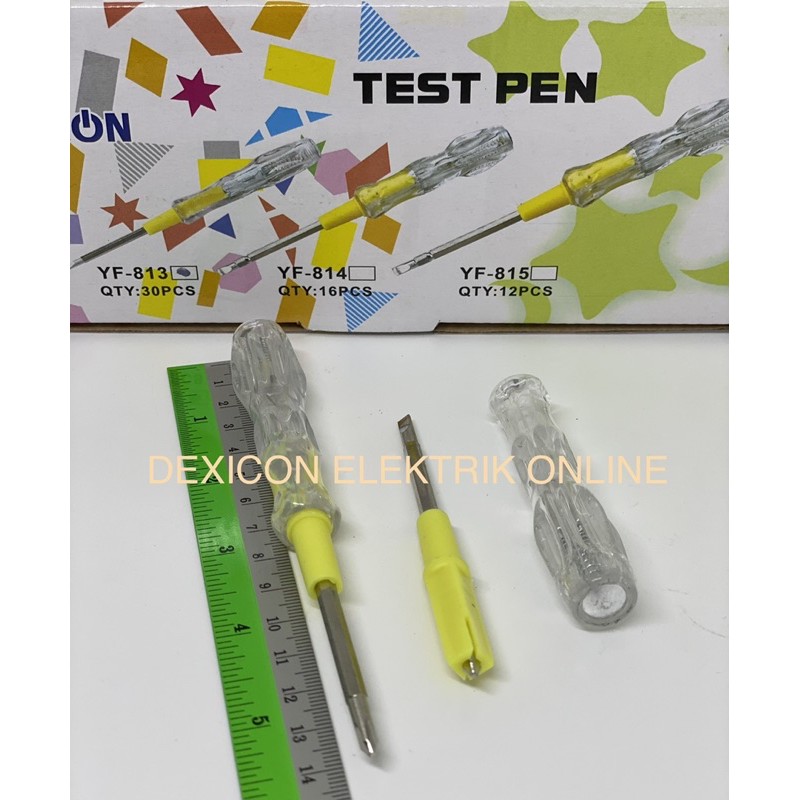 tes pen magnet/4 mm/obeng tes pen/obeng tes magnet plus minus/tes pen 2:1/tespen plus minus/tespen