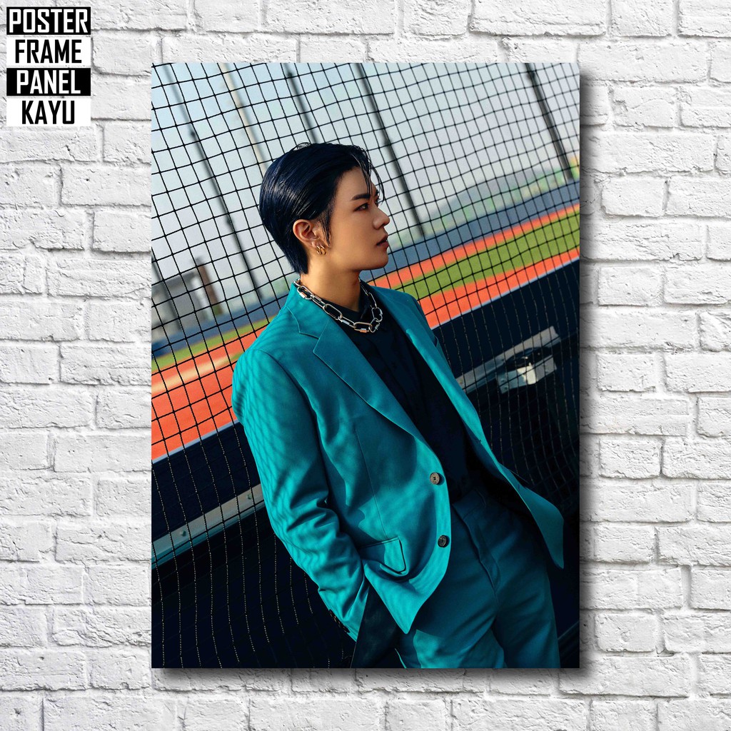 Poster NCT U Yuta Work It Resonance Part 2 Frame Kayu Solid A4 YTA012