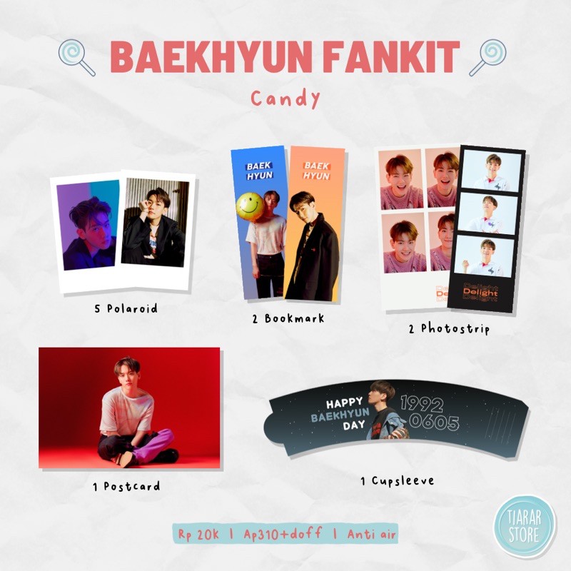 Baekhyun EXO Fankit Candy