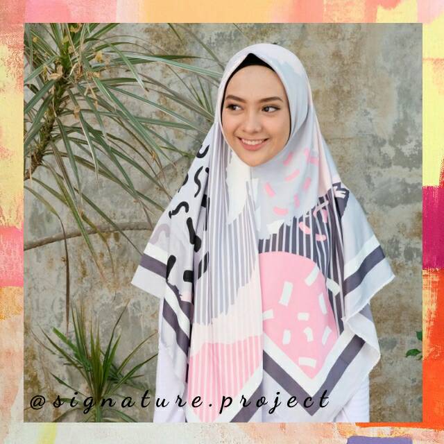 Signature Printing Hijab