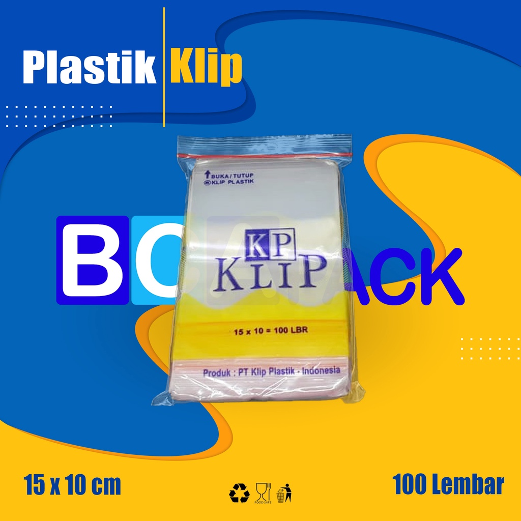 

PLASTIK KLIP SIZE 15X10 - KANTONG KLIP KP BENING UKURAN 15X10 ISI 100 LEMBAR JAKARTA
