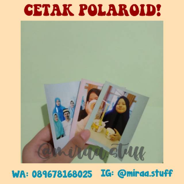 

POLAROID PASTEL (1 PACK ISI 25 FOTO)