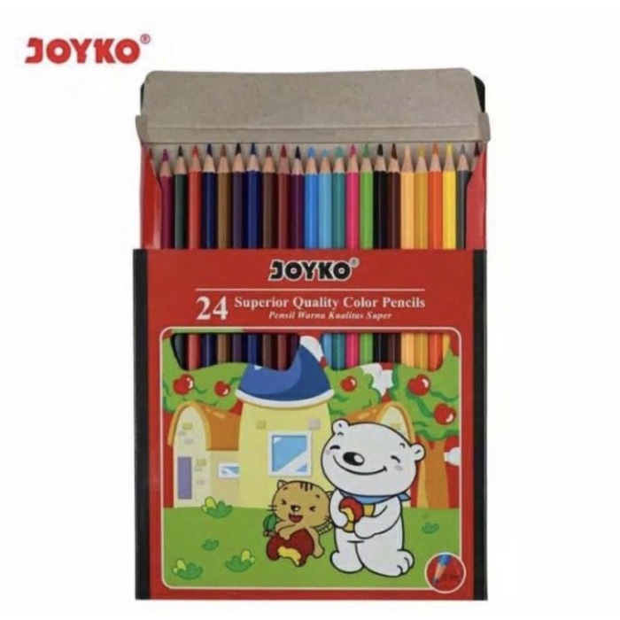 

Murah Color Pencil / Pensil Warna Joyko Cp-24Pb / 24 Warna Bergaransi