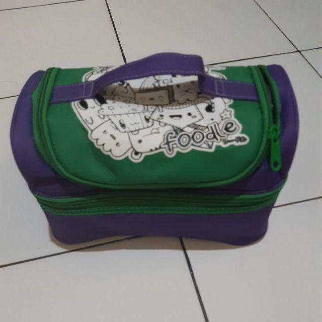 Tas Kotak Bekal Makan Insulated Lunch Bag Box Kid Teen Foodle Smiggle