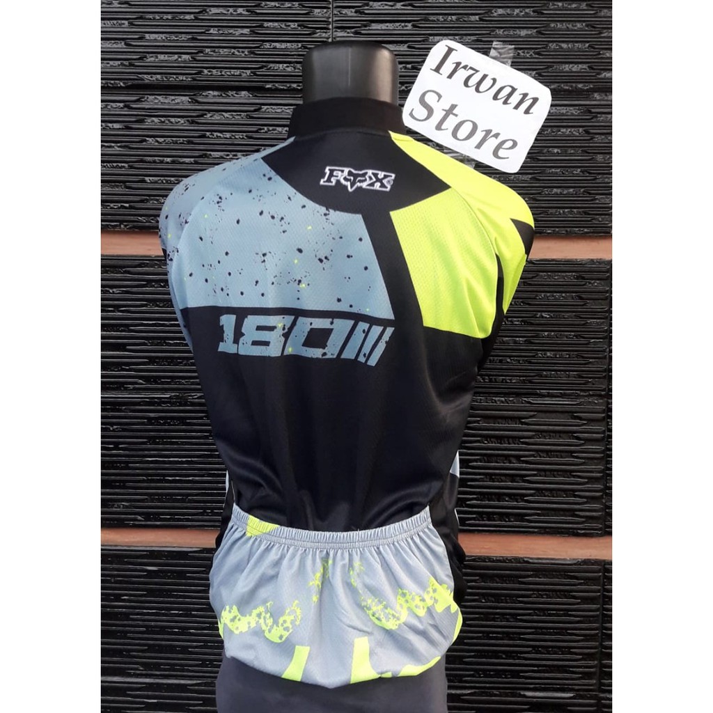 Baju Jersey Sepeda FOX Lengan Panjang. baju sepeda Fox