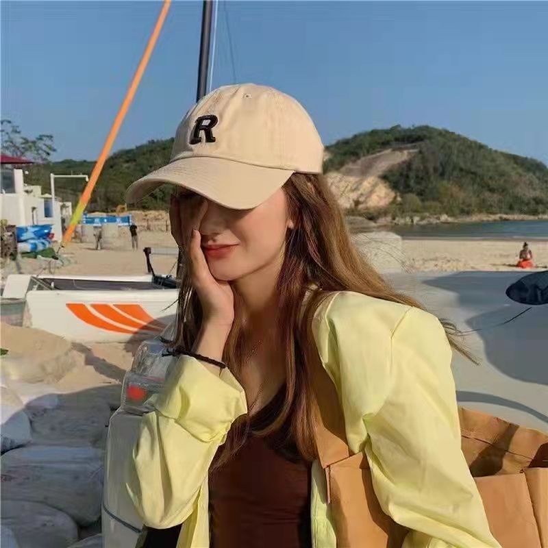 Topi Baseball Motif Bordir Gaya Korea Untuk Pria Dan Wanita