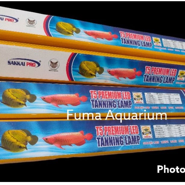 Lampu Tanning View Arwana SAKKAI PRO T5 Double Led 600 Premium 5X Mode Ganti Warna 14Watt
